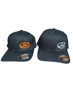 Curved Bill Cap with Solid Back - Black