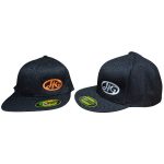 Flat Bill Cap, Solid Back - Black