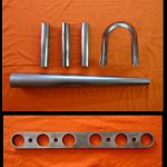 Ford Model A,B Straight lake header Kit