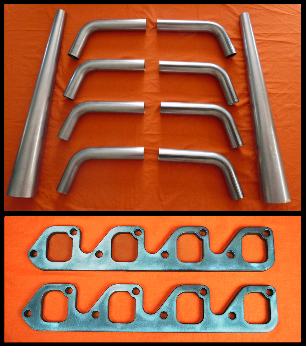 SweptKit_Ford 351C, M, 400 (4V) Ford 351C, 351M, 400 (4V) Swept Lake Header Kit - Image 1